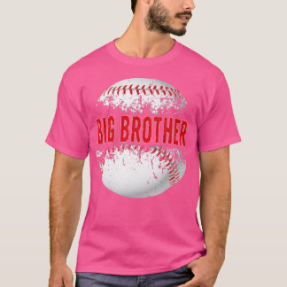 T-shirt Baseball Softball Lover Ball Big Brother Fathers D