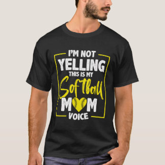 T-shirt Baseball Softball Maman