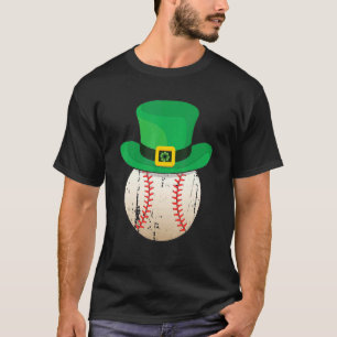 T-shirt Baseball St Patrick Hommes Garçons Balle Lutins