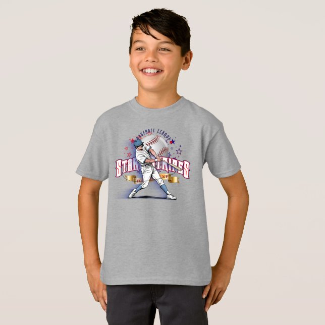T-shirt Baseball Stars & Stripes | Enfants (Devant entier)