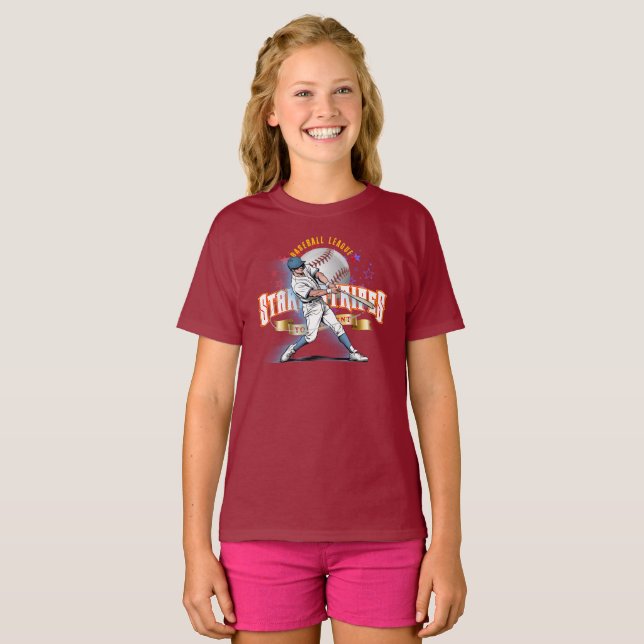 T-shirt Baseball Stars & Stripes (mode D.) | Enfants (Devant entier)