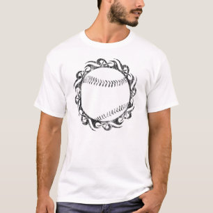 T-shirt baseball. tribal.