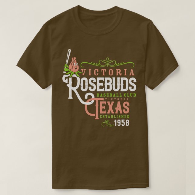 T-shirt Baseball Victoria Rosebuds (Design devant)