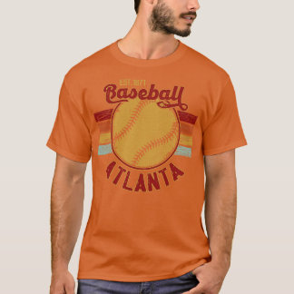 T-shirt Baseball vintage Retro Atlanta Est 1871 L