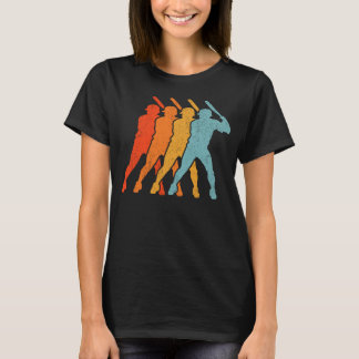 T-shirt Baseball Vintage Silhouette 60s les années 70 Retr