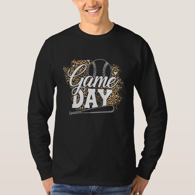 T-shirt Baseball Womens Game Day Baseball Player Softball  (Devant)