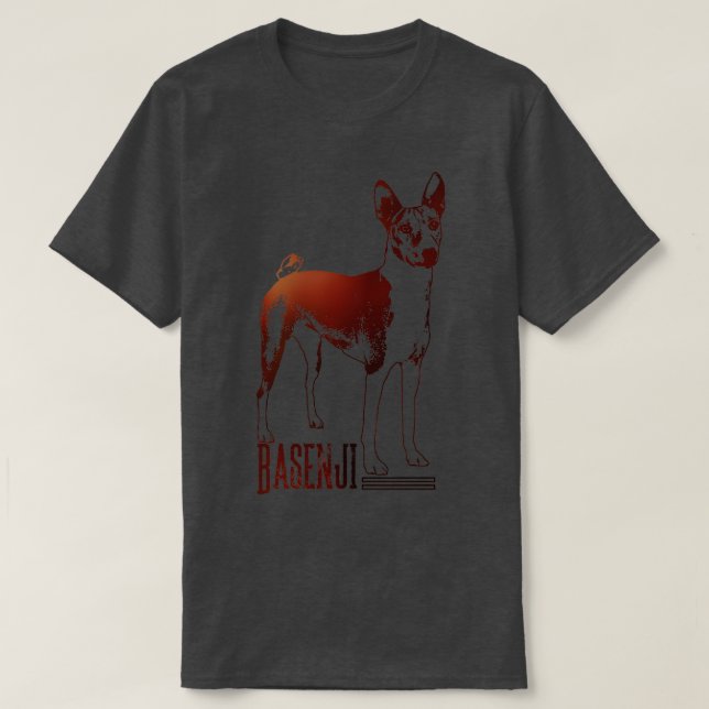 T-shirt Basenji 4 (Design devant)