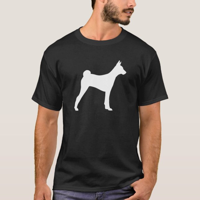 T-shirt Basenji Dog  Mom Dad Pet Cute  Puppy 1 (Devant)