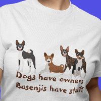 Basenji Hound Chiens Drôle Ont Des Propriétaires