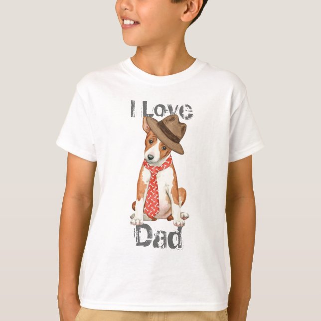T-shirt Basenji Papa (Devant)