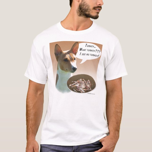 T-shirt Basenji Turquie (Devant)