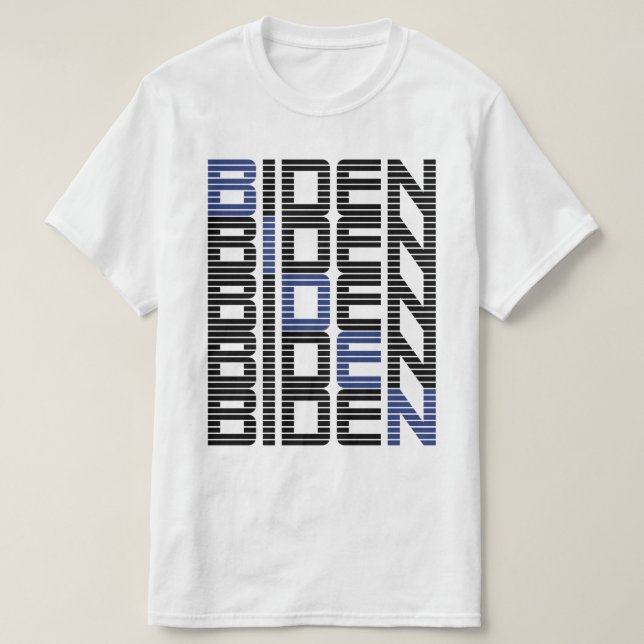 T-shirt Bases de texte BIDEN (Design devant)