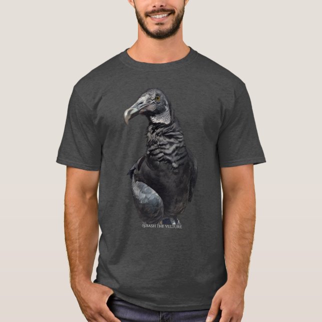 T-Shirt Bash le Vautour Noir (Devant)