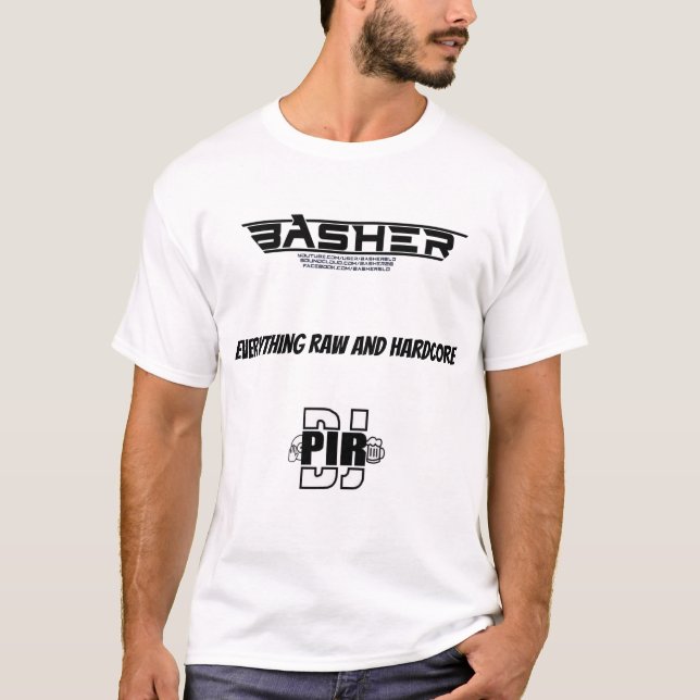 T-shirt Basher et chemise du DJ Pir (Devant)