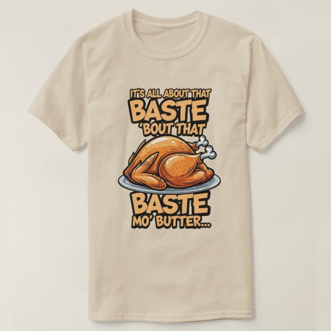 T-Shirt Basic de Thanksgiving (Design devant)