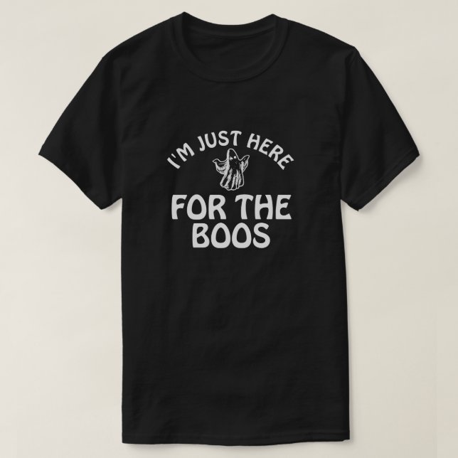 T-Shirt Basic Fantôme d'Halloween (Design devant)