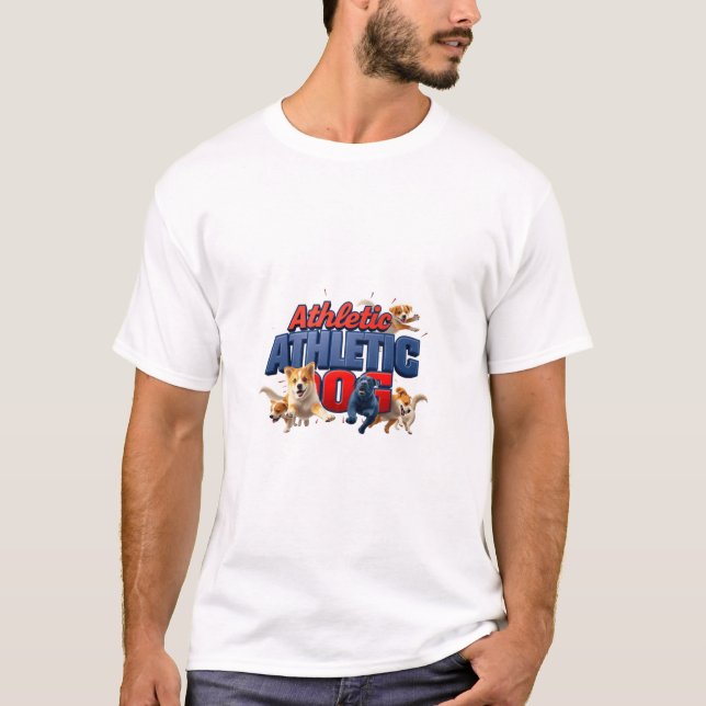 T-shirt basic homme CHIEN (Devant)