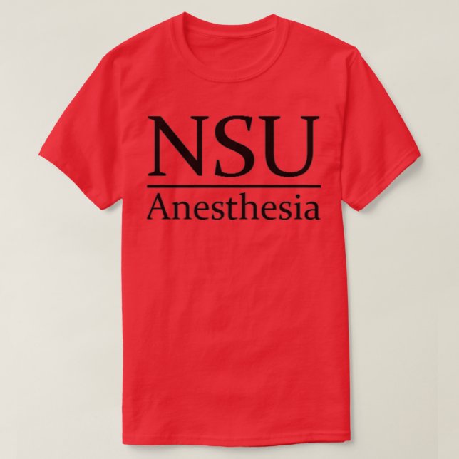 T-shirt Basic NSU Anesthesia (Design devant)