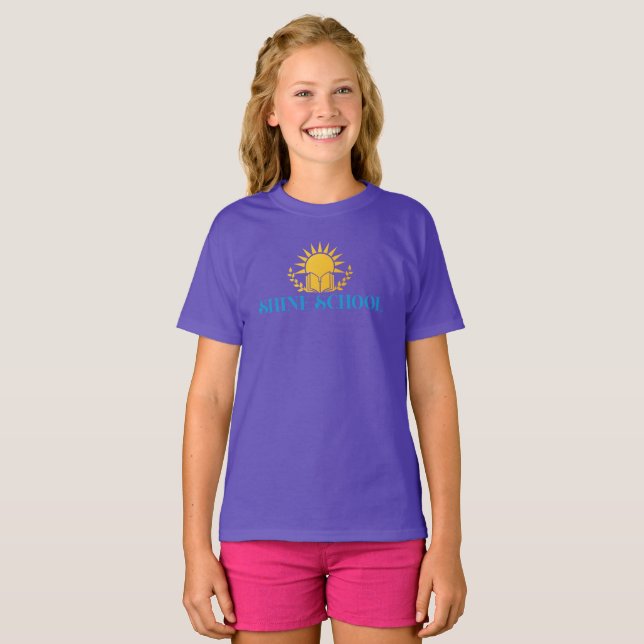 t-shirt basic pour filles  (Devant entier)