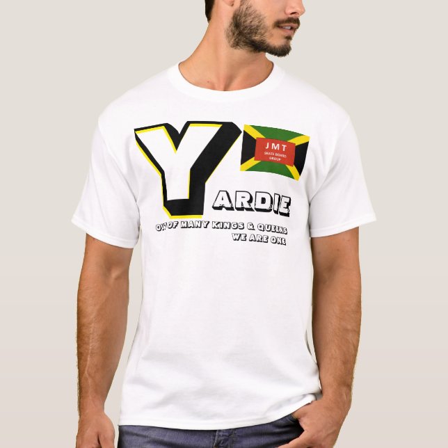 T-shirt basic pour hommes YARDIE. (Devant)