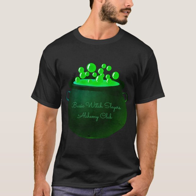 T-shirt Basic Witch Scouches Alchemy Club Mode Homme (Devant)