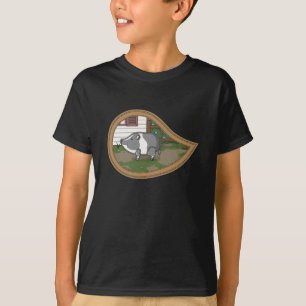 T-shirt Basil the Pig Kid's and Baby Dark Shirt