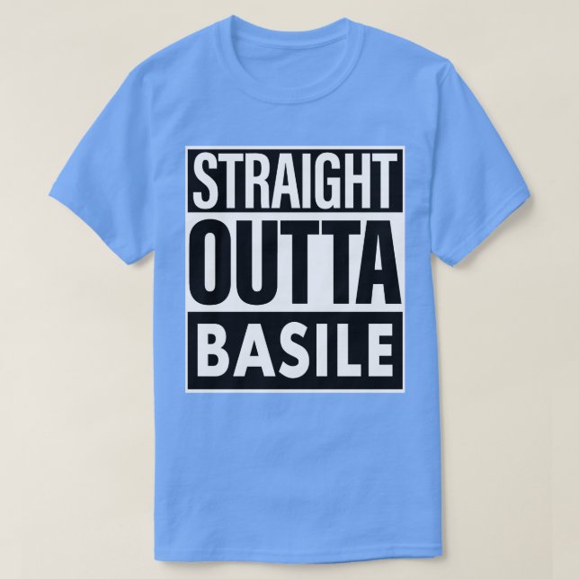 T-shirt Basile Nom En Plein Air À Basile (Design devant)