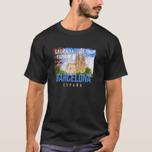 T-shirt Basilique Sagrada Familia Barcelone Espagne
