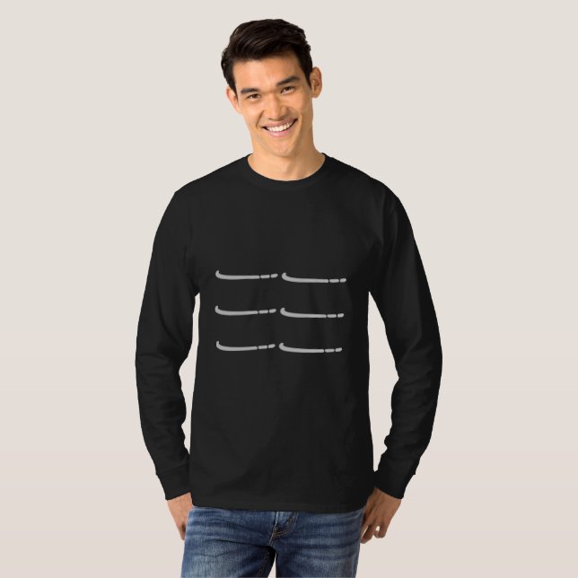 T-Shirt basique à manches longues (Devant entier)