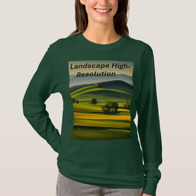 T-Shirt basique à manches longues – Minima haute r (Devant)