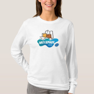 T-shirt basique à manches longues pour femmes avec
