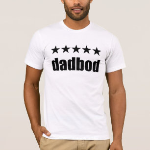 T-shirt Basique Bella pour hommes Dadbod, blanc