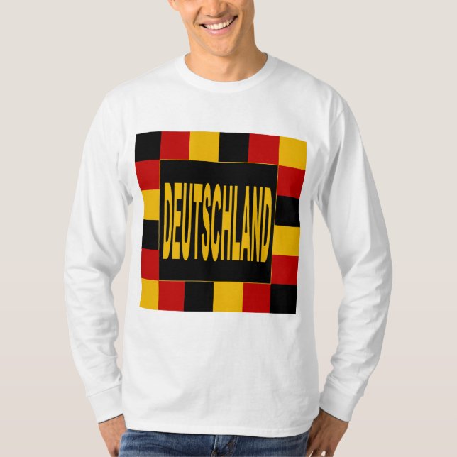 T-shirt basique blanc  DEUTSCHLAND (Devant)