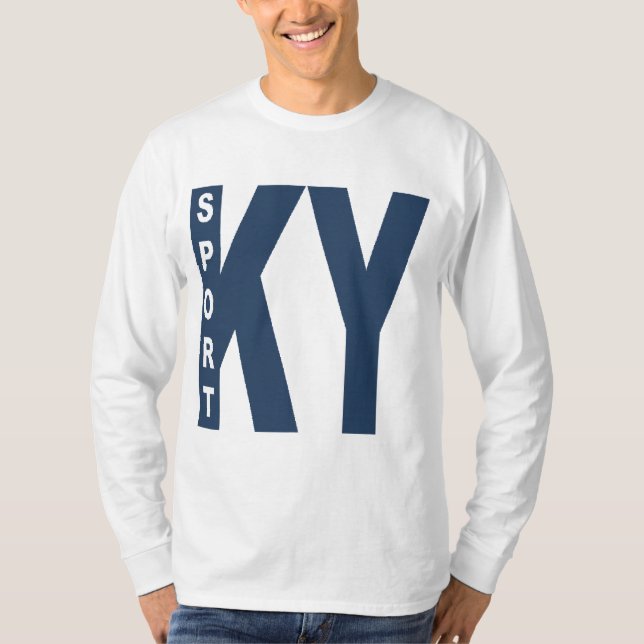 T-shirt basique blanc  KENTUCKY SPORT (Devant)