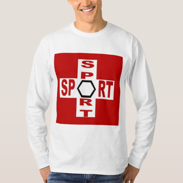 T-shirt basique blanc  SPORT SUISSE (Devant)
