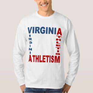 T-shirt basique blanc VIRGINIA ATHLETISM