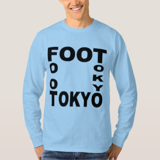 T-shirt basique bleu ciel FOOT TOKYO