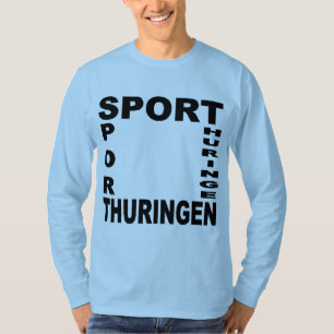T-shirt basique bleu ciel  SPORT  THURINGEN