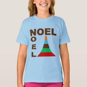 T-shirt basique bleu clair Design NOEL GATEAUX