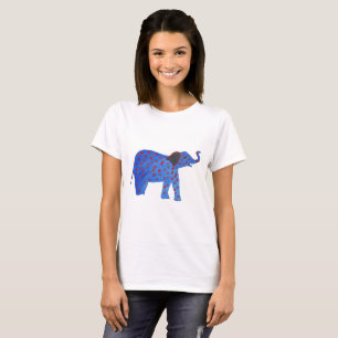 T-shirt basique dessin éléphant