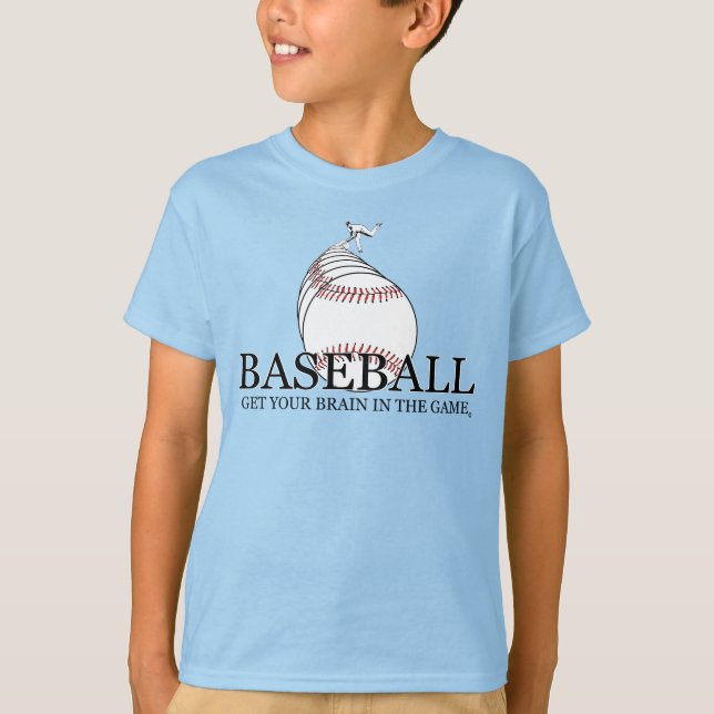 T-shirt basique enfant, bleu clair (Devant)