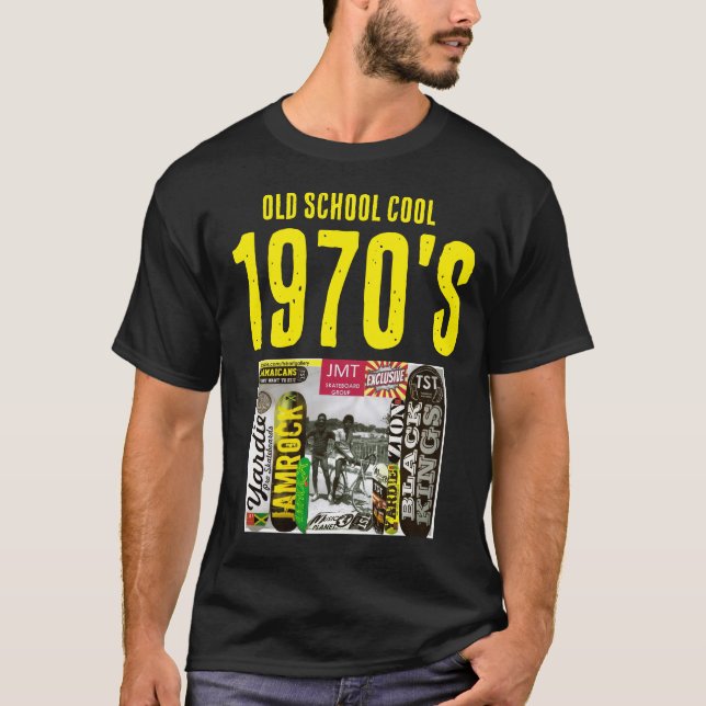 T-shirt basique foncé 1970 S  COOL (Devant)