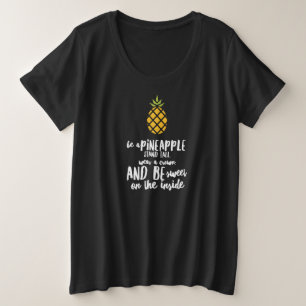 T-Shirt Basique Foncé Grande Taille « Sois un Anan