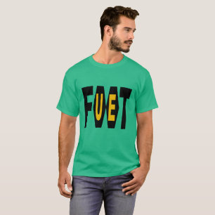 T-shirt basique foncé vert Design FOOT UE
