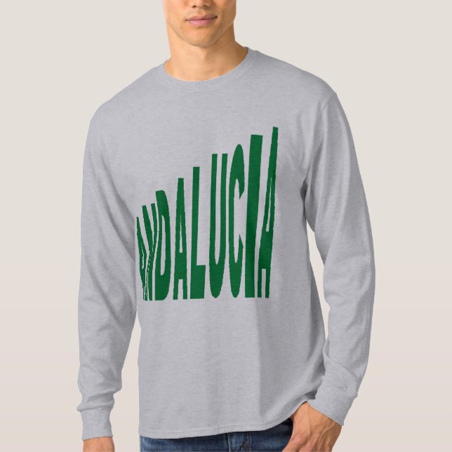 T-shirt basique gris ANDALUCIA (Devant)