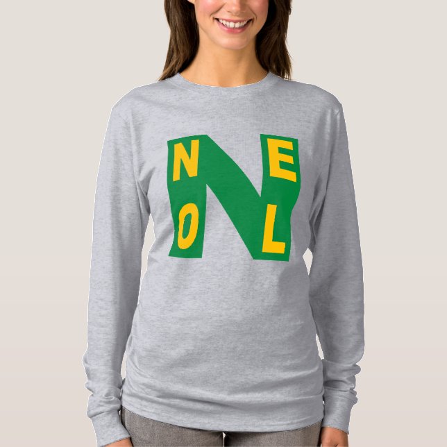T-shirt basique gris  Design NOEL (Devant)