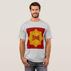 T-shirt basique gris hommes Design ESPANA