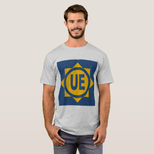 T-shirt basique gris hommes Design UE