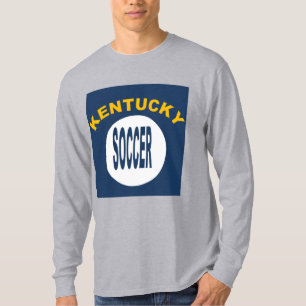 T-shirt basique gris pour hommes KENTUCKY SOCCER