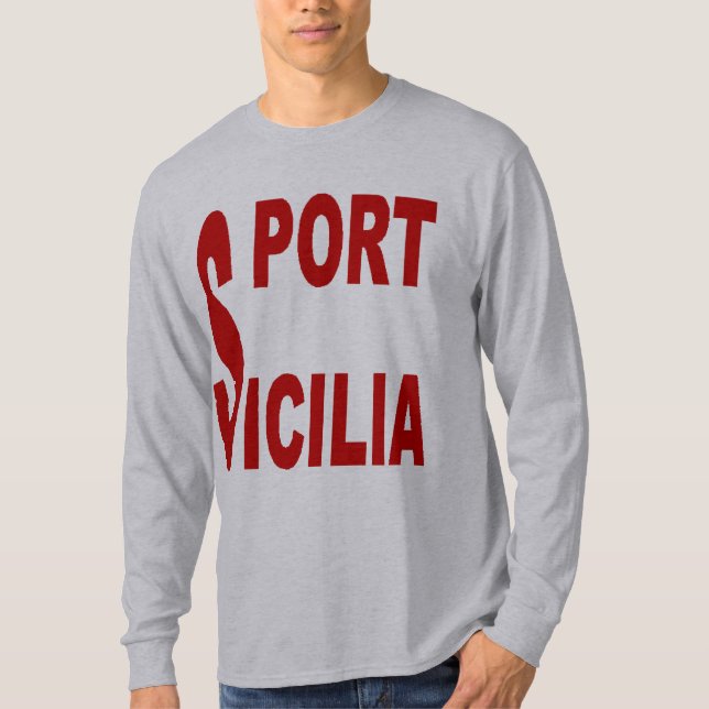 T-shirt basique gris  SICILIA (Devant)